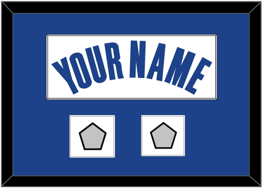 Golden State Name & 2 Finals Patches - White Association - Essential Tier 1
