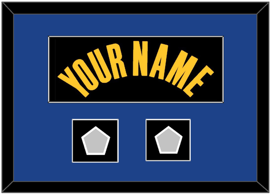 Golden State Name & 2 Finals Patches - Black City (2021-2022) - Essential Tier 3