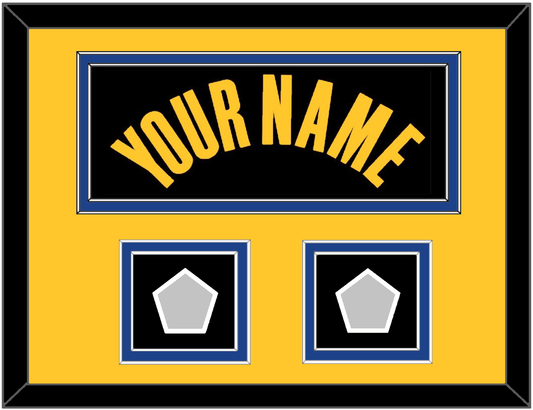 Golden State Name & 2 Champions Patches - Black City (2021-2022) - Signature Tier 7