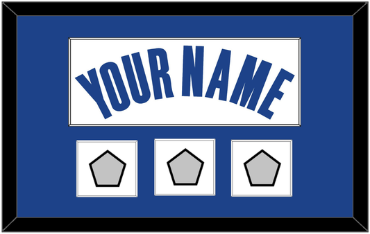 Golden State Name & 3 Champions Patches - White Association - Essential Tier 1