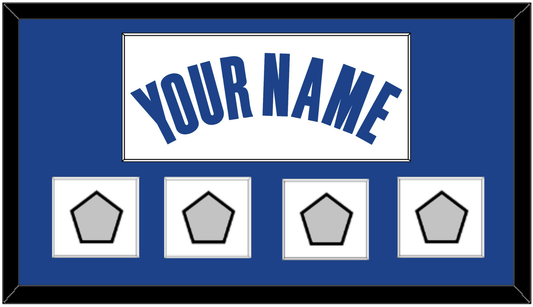 Golden State Name & 4 Champions Patches - White Association - Essential Tier 1