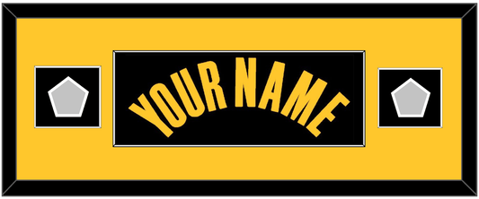 Golden State Name & 2 Finals Patches - Black City (2021-2022) - Essential Tier 6