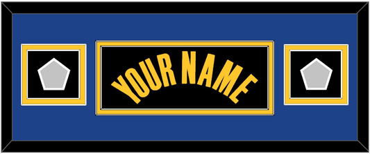 Golden State Name & 2 Champions Patches - Black City (2021-2022) - Signature Tier 6