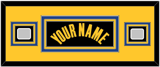Golden State Name & 2 Champions Patches - Black City (2021-2022) - Premier Tier 8