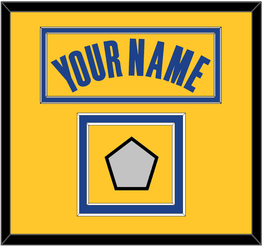 Golden State Name & Champions Patch - Yellow Statement (2019-2022) - Signature Tier 2