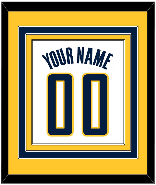 Indiana Name & Number - Home White (2006-2017) - Premier Tier 3