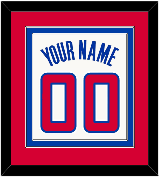 Los Angeles Name & Number - Home White (2013-2015) - Signature Tier 4