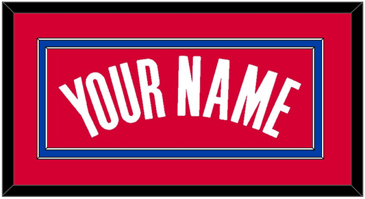 Los Angeles Name - Road Red (2013-2015) - Signature Tier 2