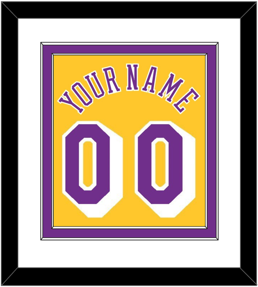 Los Angeles Name & Full-Size Number - Combined
