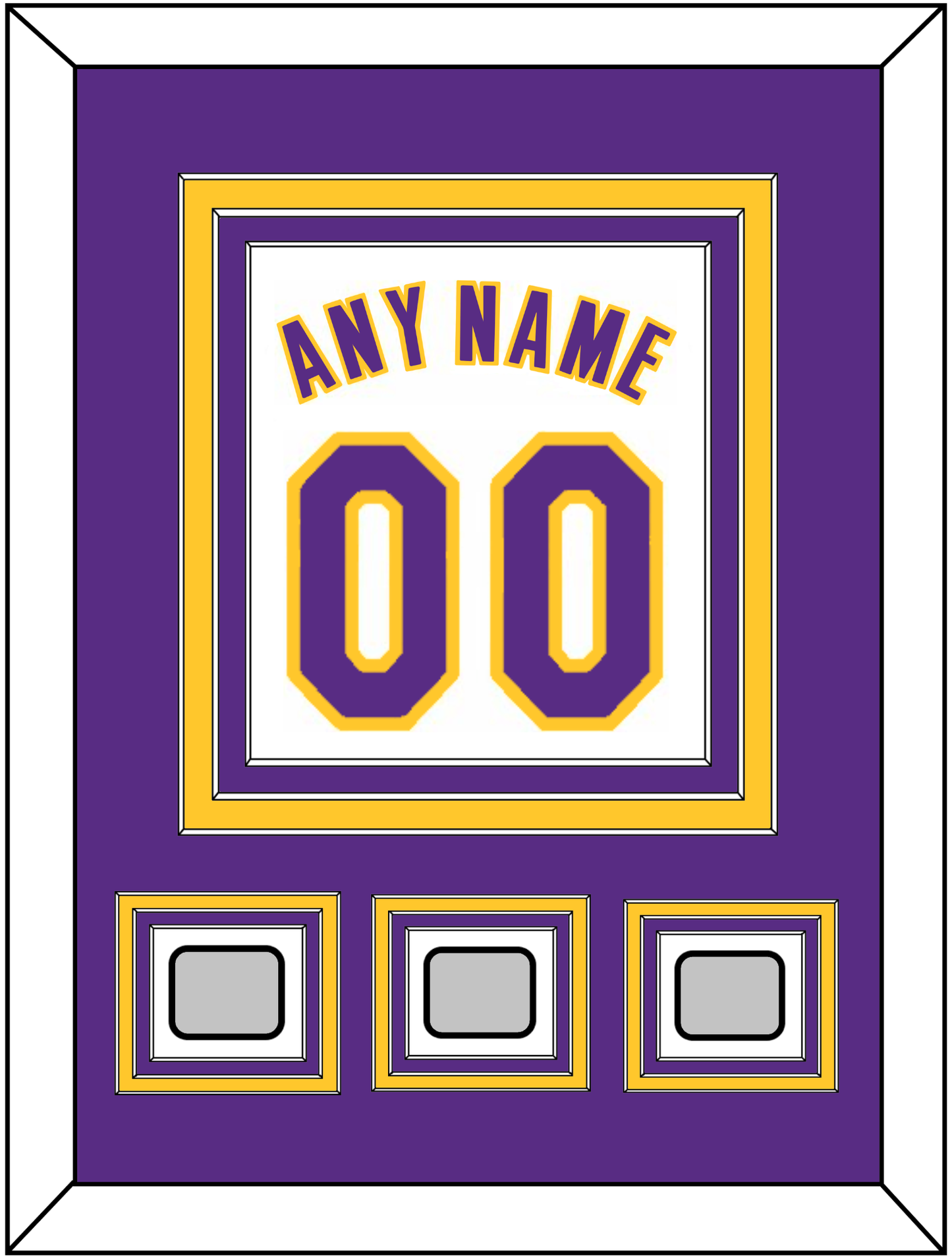 Los Angeles Legacy Name & Full-Size Number - Combined
