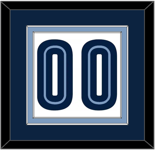 Memphis Number - Home White (2004-2010) - Signature Tier 3