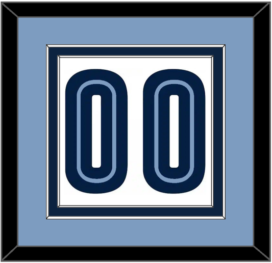 Memphis Number - Home White (2004-2010) - Signature Tier 4
