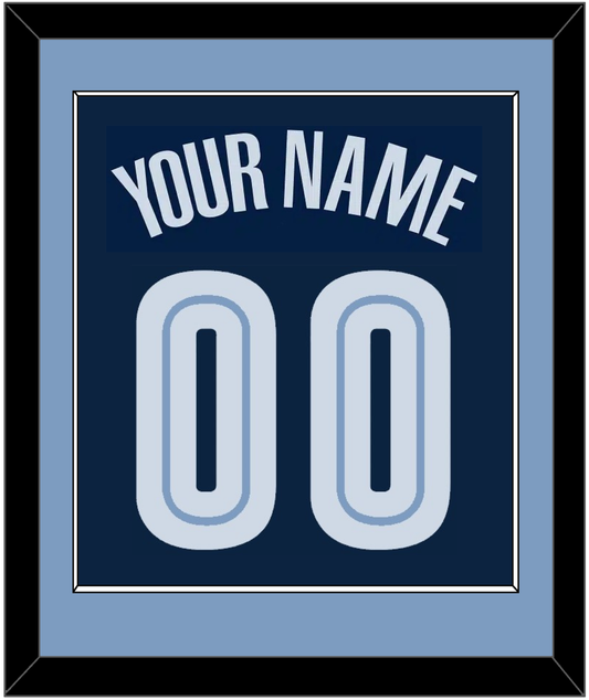 Memphis Name & Number - Road Navy (2004-2010) - Essential Tier 2