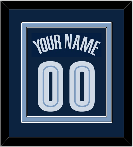 Memphis Name & Number - Road Navy (2004-2010) - Signature Tier 2