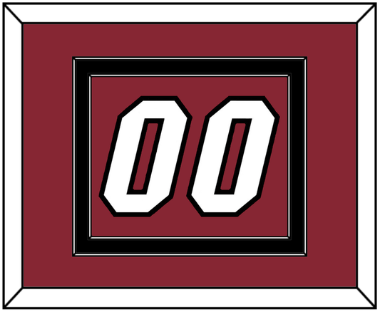 Miami Number - Alternate Red (2009-2017) - Signature Tier 3
