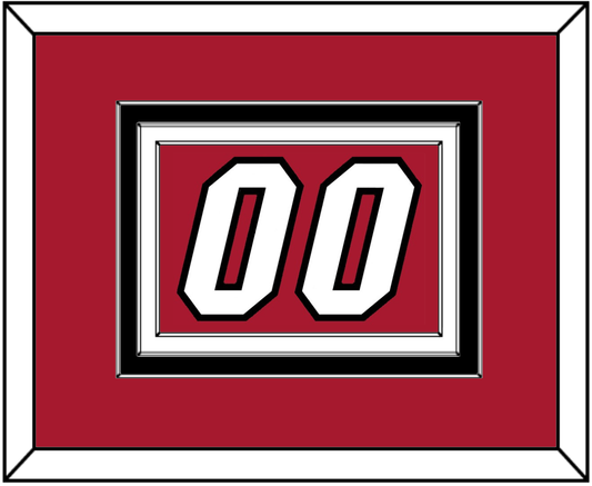 Miami Number - Alternate Red (2001-2008) - Premier Tier 3