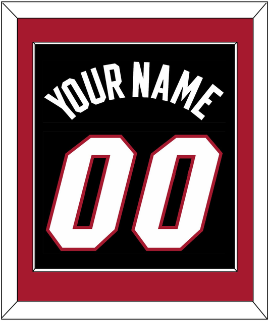 Miami Name & Number - Road Black (1999-2008) - Essential Tier 2