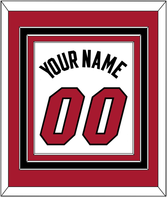 Miami Name & Number - Home White (1999-2008) - Premier Tier 2