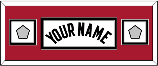 Miami Name & 2 Finals Patches - Home White (1999-2008) - Signature Tier 4