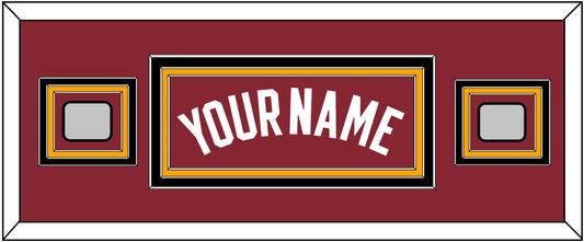Miami Name & 2 Finals Patches - Alternate Red (2009-2017) - Premier Tier 6