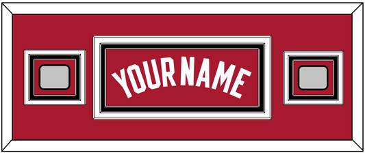 Miami Name & 2 Finals Patches - Alternate Red (2001-2008) - Premier Tier 8