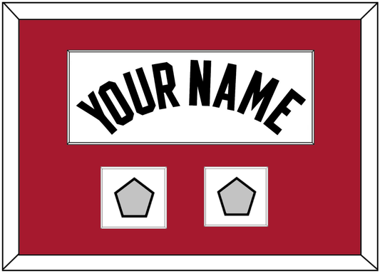 Miami Name & 2 Finals Patches - Home White (1999-2008) - Essential Tier 1