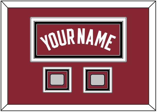Miami Name & 2 Finals Patches - Alternate Red (2009-2017) - Premier Tier 7