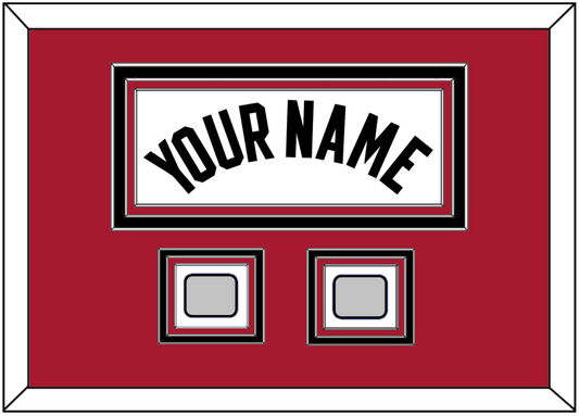 Miami Name & 2 Finals Patches - Home White (1999-2008) - Premier Tier 3