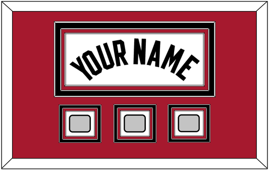 Miami Name & 3 Finals Patches - Home White (1999-2008) - Premier Tier 2