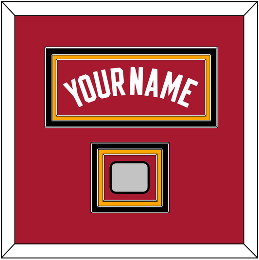 Miami Name & Finals Patch - Alternate Red (2001-2008) - Premier Tier 3