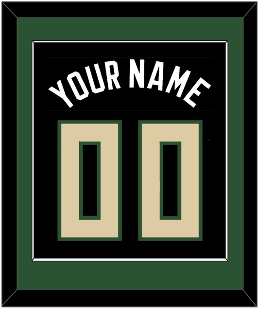 Milwaukee Name & Number - Black Statement - Essential Tier 2