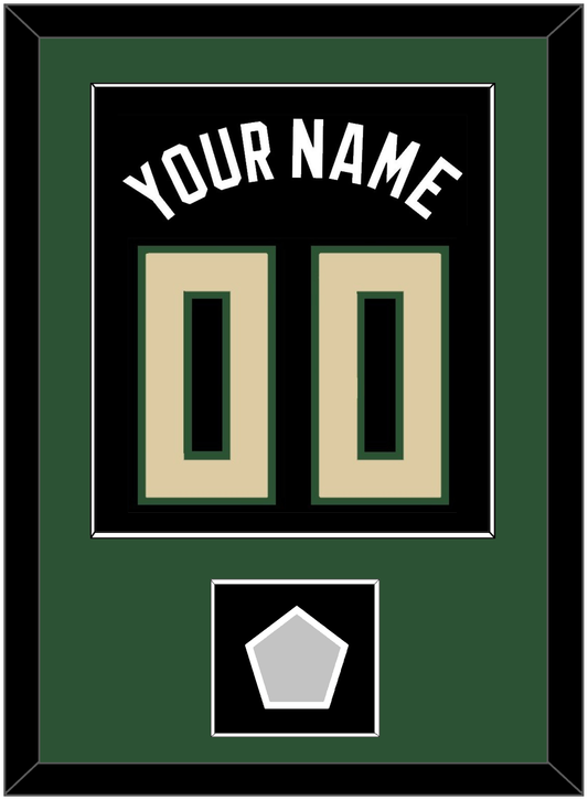 Milwaukee Name & Number With Champions Patch - Black Statement - Essential Tier 2