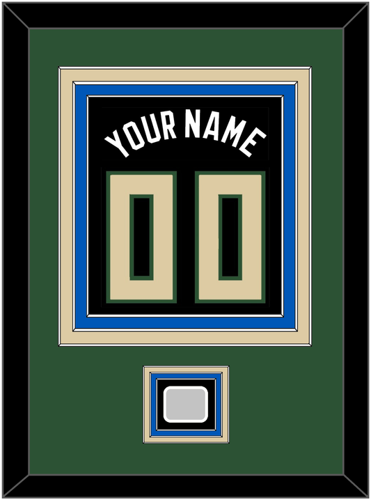 Milwaukee Name & Number With Finals Patch - Black Statement - Premier Tier 2