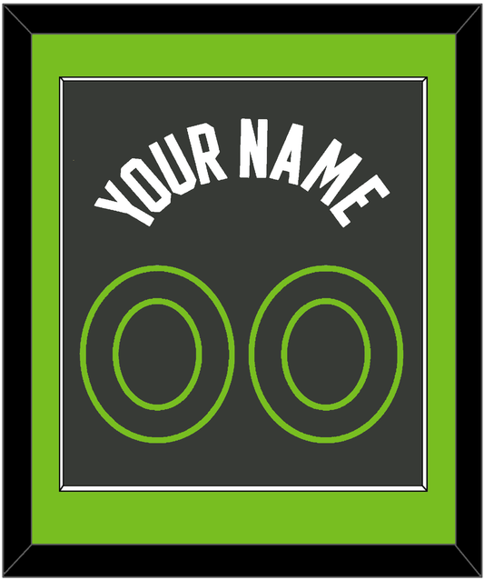 Minnesota Name & Number - Dark Gray Statement - Essential Tier 2