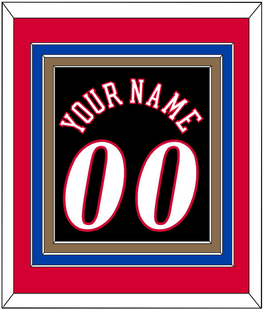Philadelphia Name & Number - Road Black (1997-2009) - Premier Tier 2