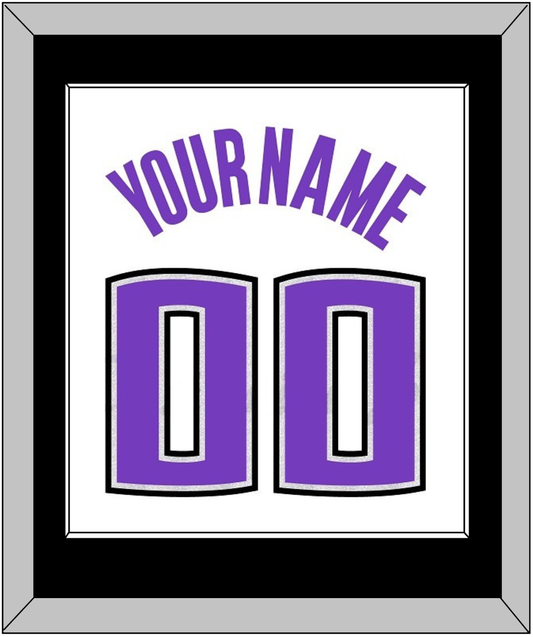 Sacramento Name & Number - Home White (2014-2016) - Essential Tier 2