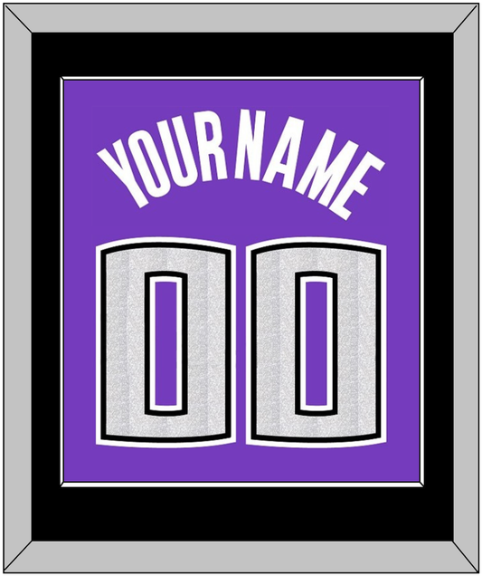 Sacramento Name & Number - Road Purple (2014-2016) - Essential Tier 2