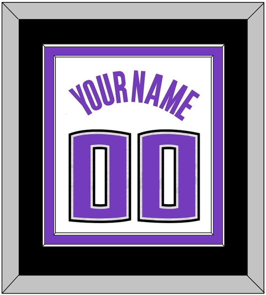 Sacramento Name & Number - Home White (2014-2016) - Signature Tier 3