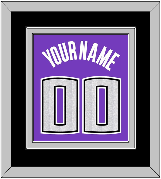 Sacramento Name & Number - Road Purple (2014-2016) - Signature Tier 4