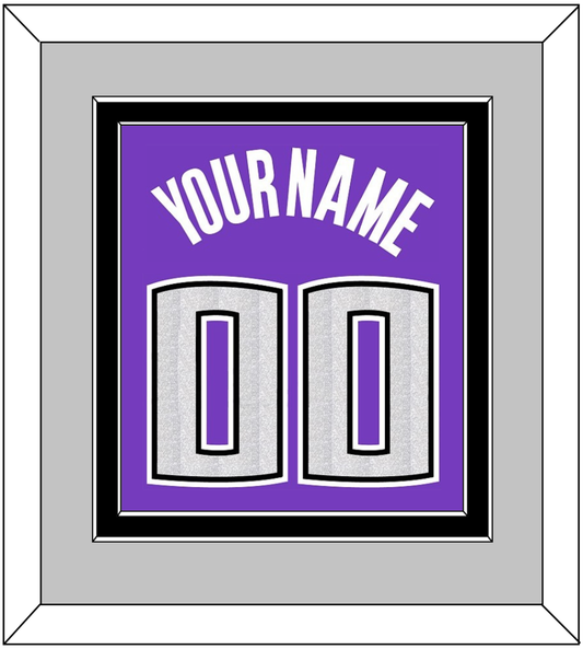 Sacramento Name & Number - Road Purple (2014-2016) - Signature Tier 5