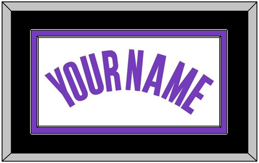 Sacramento Name - Home White (2014-2016) - Signature Tier 3