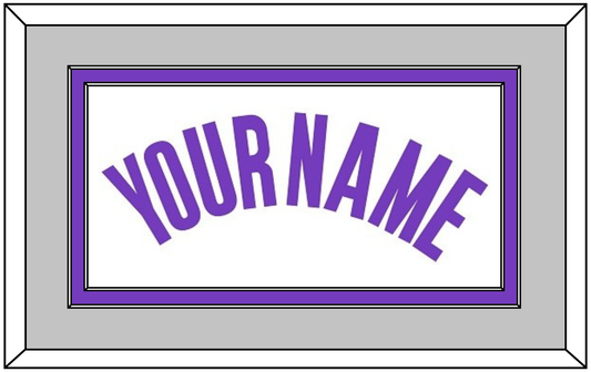 Sacramento Name - Home White (2014-2016) - Signature Tier 4