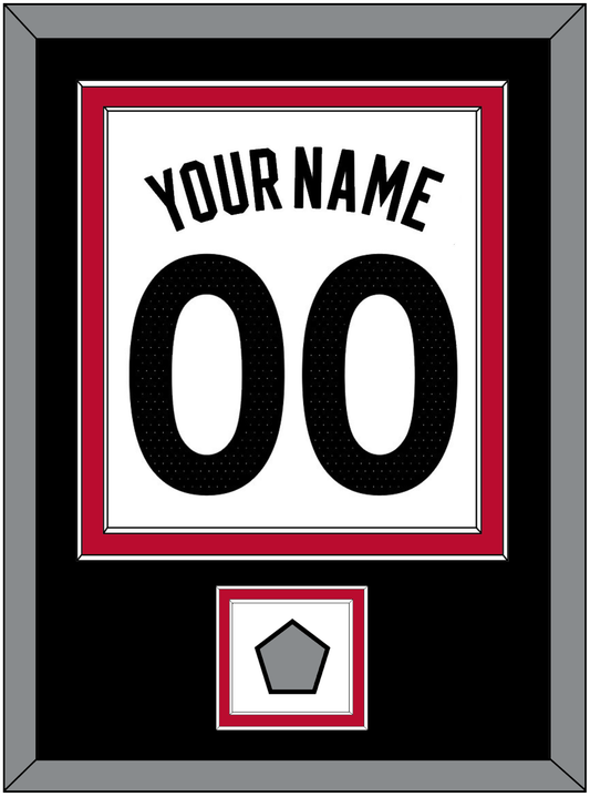 Toronto Name & Number With Finals Patch - White Association (2015-2020) - Signature Tier 3