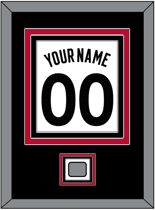 Toronto Name & Number With Finals Patch - White Association (2015-2020) - Premier Tier 3