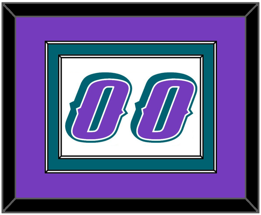 Utah Number - Home White (1996-2004) - Signature Tier 2