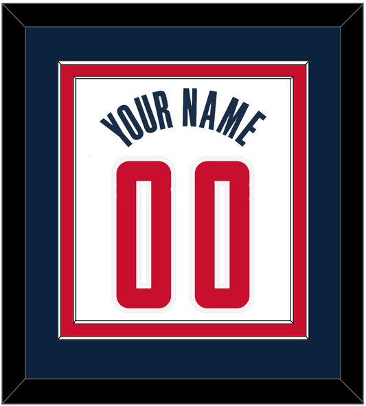 Washington Name & Number - White Association - Signature Tier 3