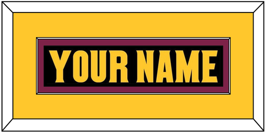 Arizona State Hockey Nameplate - Alternate Black (2018-2024) - Essential Tier 3