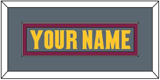Arizona State Hockey Nameplate - Alternate Dark Gray (2019-2024) - Essential Tier 2