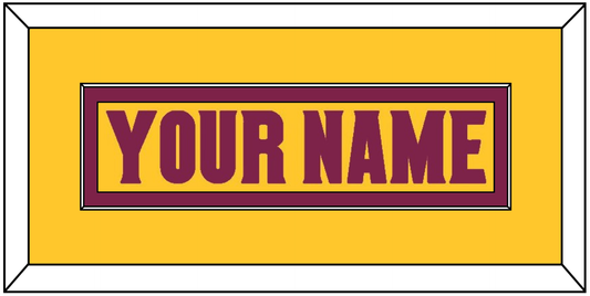 Arizona State Hockey Nameplate - Heritage Gold (2019-2024) - Essential Tier 2