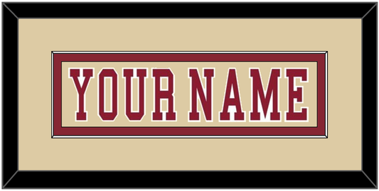 Boston College Hockey Nameplate - Alternate Gold - Essential Tier 2